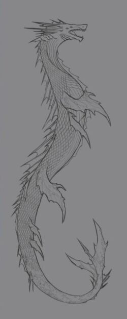 Dragón Marino Chris Dien - boceto