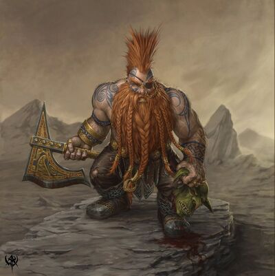 Gotrek Gurnisson por Sven Bybee