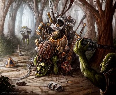 Gobbos saqueando de Mark Molnar Goblins