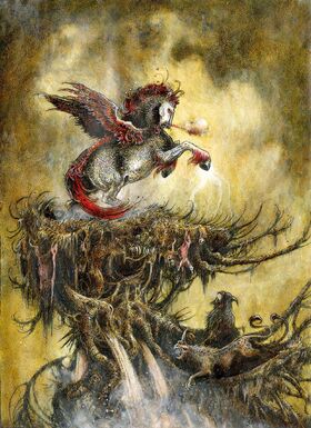 Pegaso por John Blanche