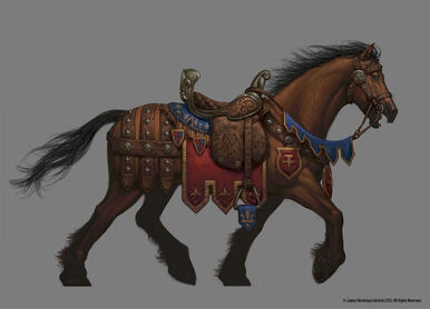 Caballo de guerra Bretoniano Nivel 1 por Jim Nelson