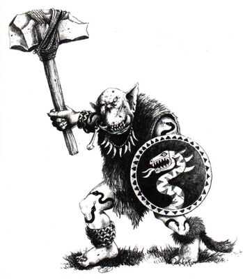 Orco Salvaje John Blanche