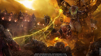 Gran Teogonista Volkmar Warhammer signs of faith por Nacho Molina.jpg