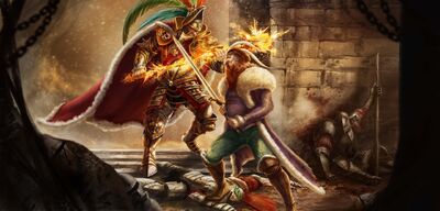 Destrucción de Ghal Maraz por Yugin Maffioli