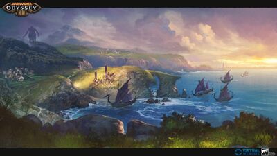 Tierras desoladas ataque elfo oscuro warhammer odyssey