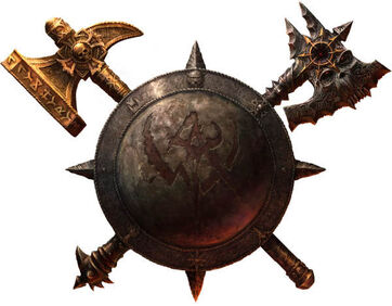 Logo Warhammer Age of Reckoning por Michael Phillippi