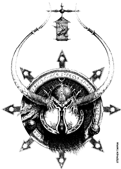 Simbolo tzeentch por Stephen Tappin