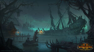 Costa del Vampiro Warhammer Total War II por Lucas Staniec