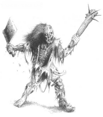 Zombi dibujo antiguo