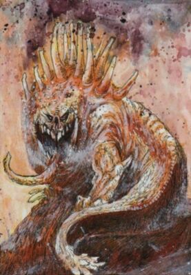 Bestia de Nurgle 02 por John Blanche