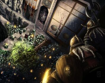 Fortaleza Asediada de Reid Southern Rahll Orcos Enanos