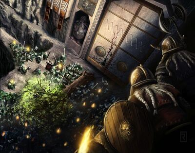 Fortaleza Asediada de Reid Southern Rahll Orcos Enanos
