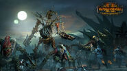 Coloso Necrofex y Ogros Zombi Warhammer Total War II