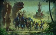 Imagen Campaña Hombres Lagarto Warhammer Total War II por Bayard Wu