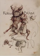 Røem Bååbå in The Goblins of Labyrinth. Here, Betsy is seen jumping over a goblin.