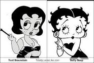 Comparación entre Lulú d Cartón y Betty Boop