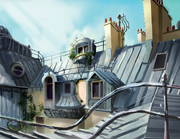 Paris Rooftops Painting