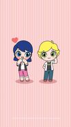 Marinette & Adrien Miraculous Ladybug korean