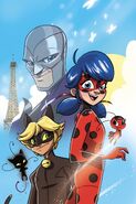 Miraculous Adventures Volume 1 cover (textless)