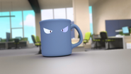 Unido a una taza