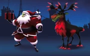 Concept art of Santa Claws.