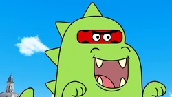 Animaestro as a dinosaur