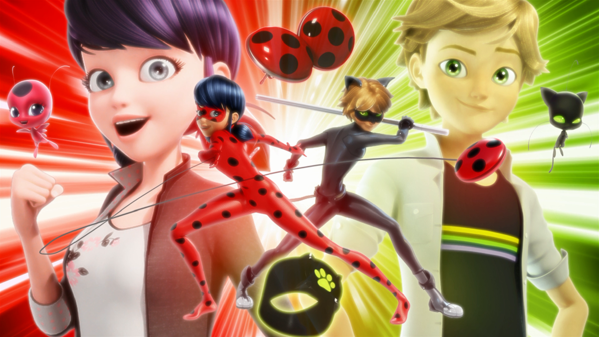 Umbrella Scene PV Version Miraculous Ladybug Comic Dub 