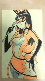 Wilfried's drawing of Volpina.