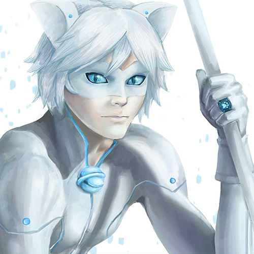 User blog Colour Me Ren Cat Blanc Fan Art Miraculous Ladybug