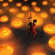 Arte conceptual para "Ladybug en Halloween."