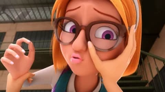 Sabrina Raincomprix is fully transformed into a zombie.