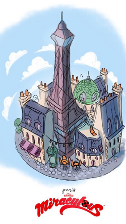 Ladybug-Torre Eiffel// Pixel art by Conpixel on DeviantArt