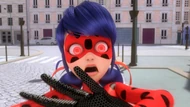 Ladybug gets affected by Psycomedian's powers