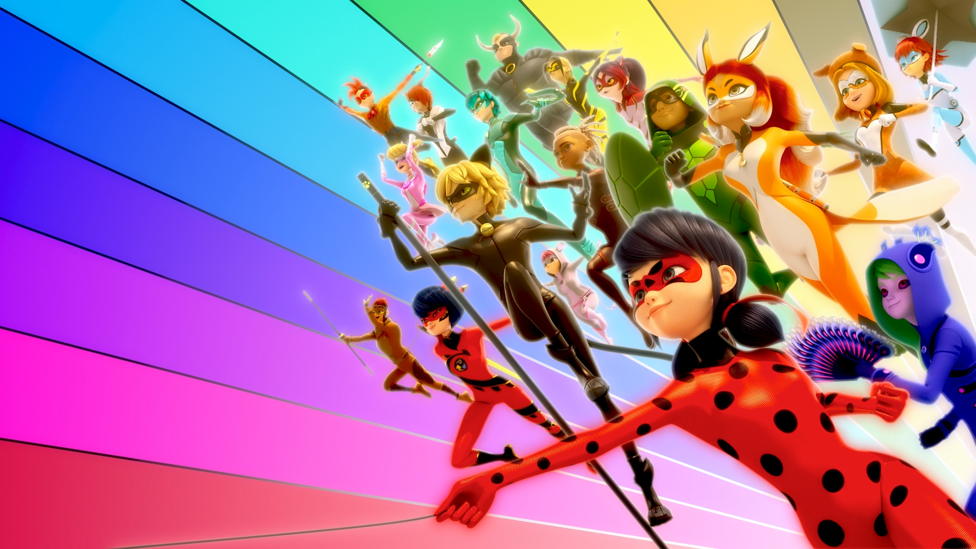 Miraculous Tales Of Ladybug And Cat Noir Giant Peel And Stick Kids