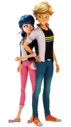 Adrien & Marinette Render