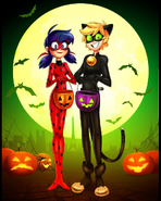 Ladybug Cat Noir Halloween