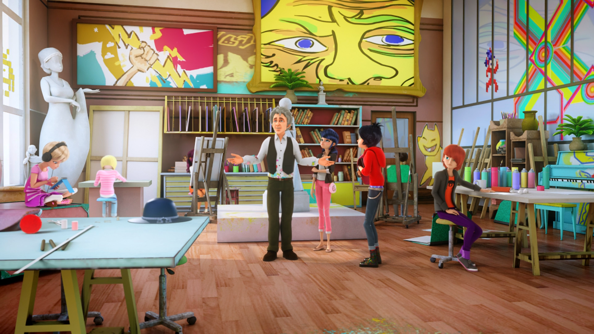 Art classroom | Miraculous Ladybug Wiki | Fandom