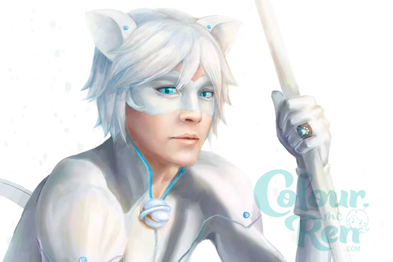 User blog Colour Me Ren Realistic Cat Blanc Fan Art Miraculous