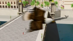 Animan as a Bald eagle.