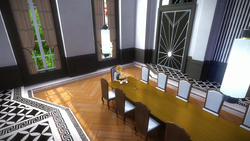 Click here to view the image gallery for Agreste mansion's dining room.