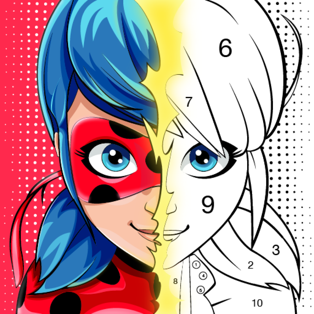 Download Miraculous Color By Numbers Miraculous Ladybug Wiki Fandom