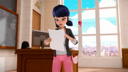 Marinette reads the letter