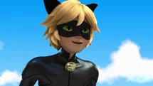Chameleon as Cat Noir.