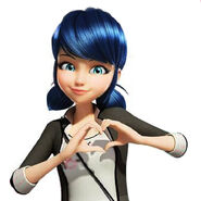 Marinette - heart gesture