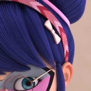 The Miraculous' camouflaged form when worn by Marinette.