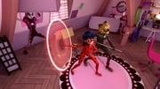 Ladybug and Cat Noir fight Troublemaker.