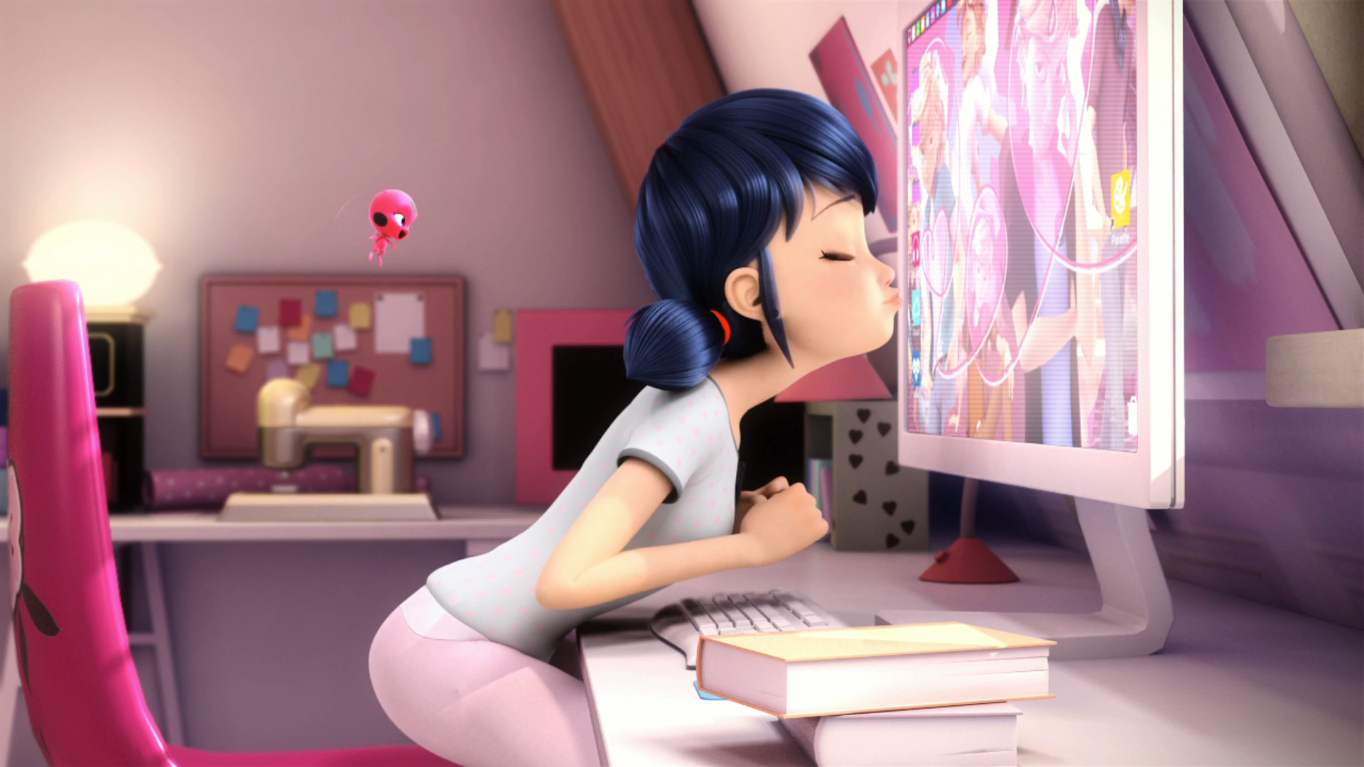 História Assistindo Miraculous ladybug ( Reescrita) - O Bubbler