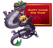 Cat Noir Lunar New Year