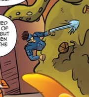 Unnamed superhero with Tazer