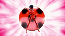 Marinette as Ladybug.